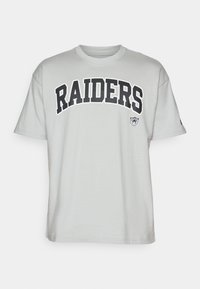 NFL LAS VEGAS RAIDERS LOOSE FIT HEAVYWEIGHT TEE - Klub merchandise - medium silver