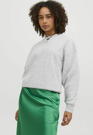 JXALFA MIT RUNDHALS  - Sweatshirt - light grey melange