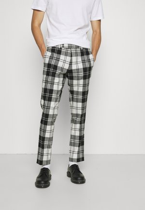KNUCKLEDUST TROUSERS - Trousers - black/white