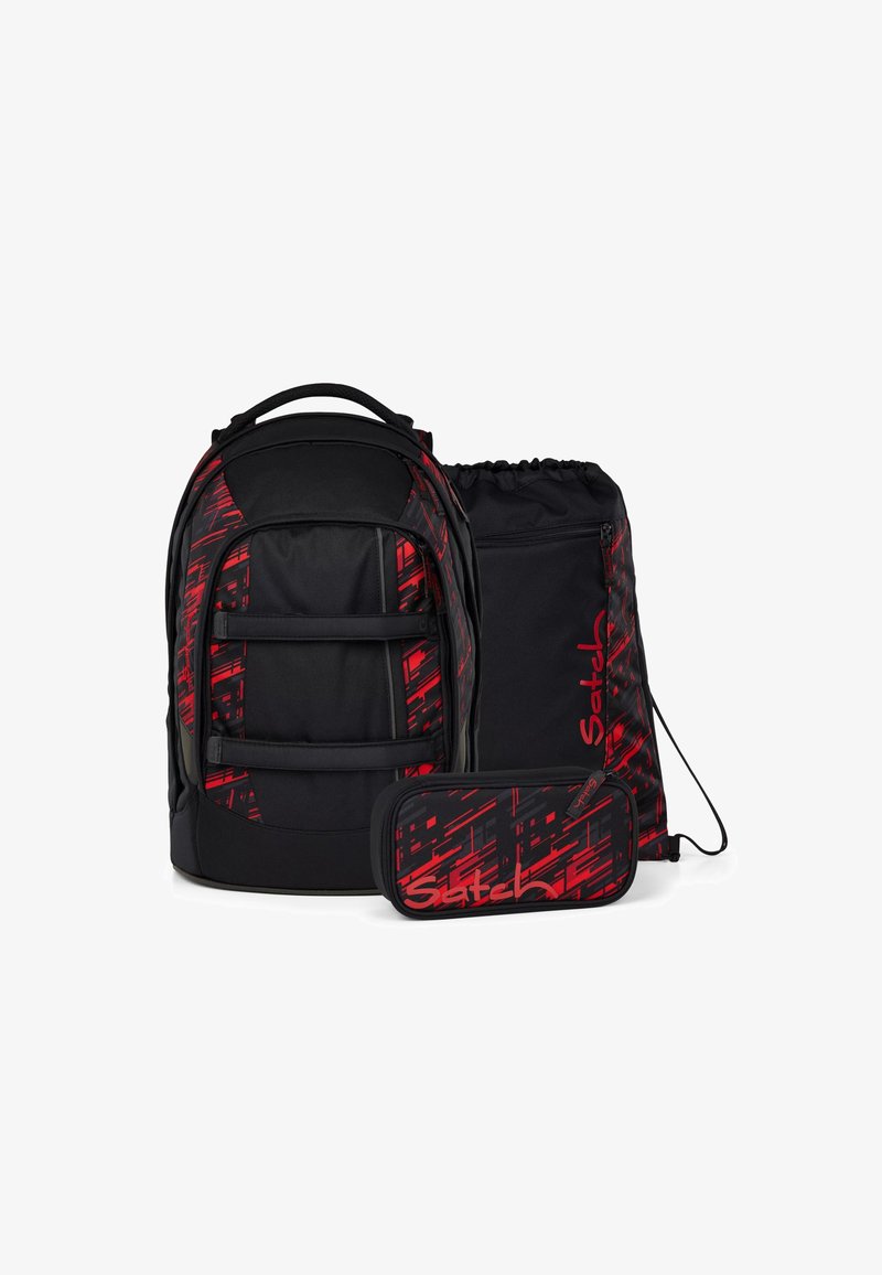 Satch PACK - Schulranzen Set - schwarz