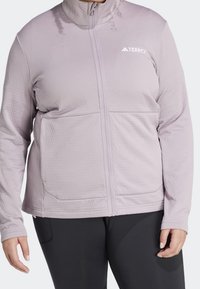 adidas Terrex Fleecejacka - berry