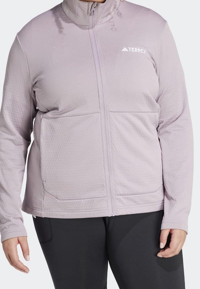 adidas Terrex Fleecejacka - berry