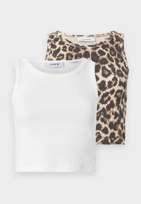 Ikke valgt, white/dark brown/beige