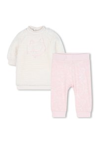 KARL LAGERFELD KIDS SET - Joggebukse - off-white/pink