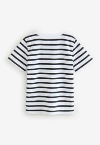 Next RAINBOW STRIPE REGULAR FIT - Trükipildiga T-särk - black white