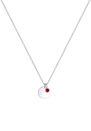 BIRTHSTONE APRIL - Ketting - dark red