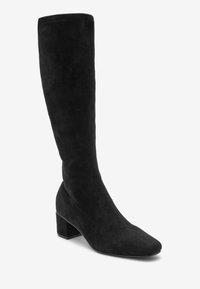 Next FOREVER COMFORT SOCK BLOCK HEEL KNEE HIGH REGULAR/WIDE FIT - Bottes - black