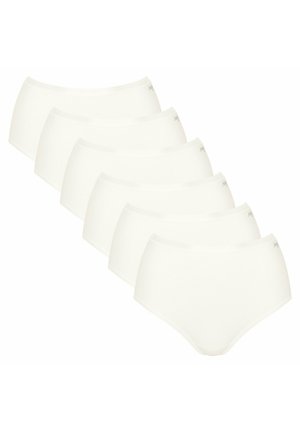 HIGHWAIST-SLIPS, 6ER PACK - GO DAILY HIGHWAIST , UNTERHOSE, STRETCH - Slip - weiß