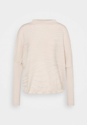 Stickad tröja - off-white