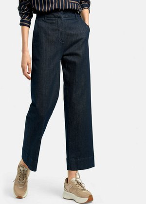 Flared Jeans - dark blue denim
