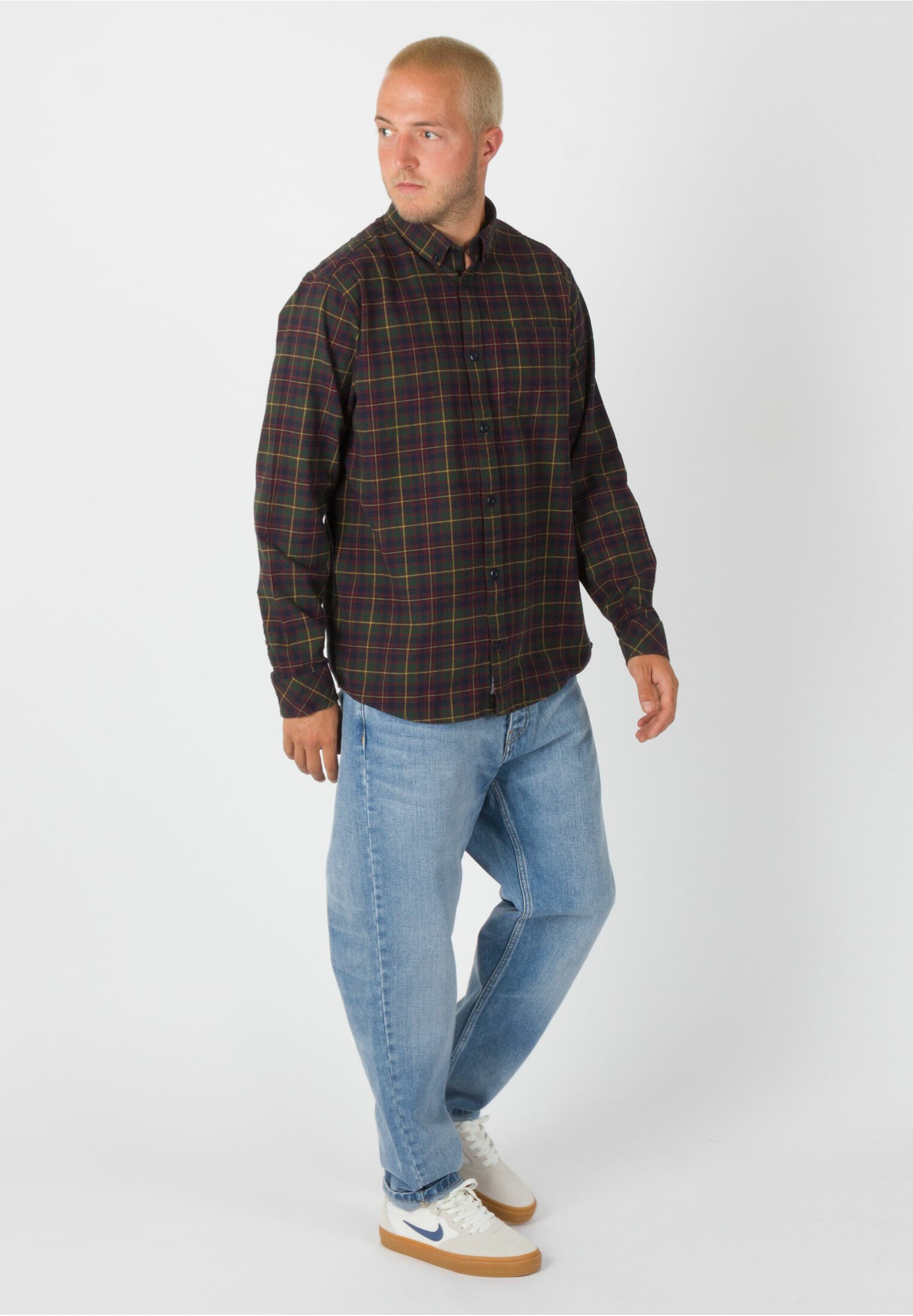 Carhartt WIP HUFFMAN Overhemd bottle greenGroen Carhartt WIP Sweater greenGroen Zalando.nl