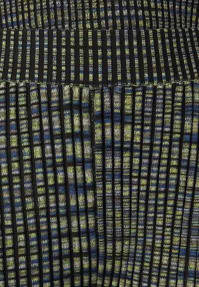 Proenza Schouler White Label SPACE DYE KNIT PANT - Παντελόνι - navy/lime/black