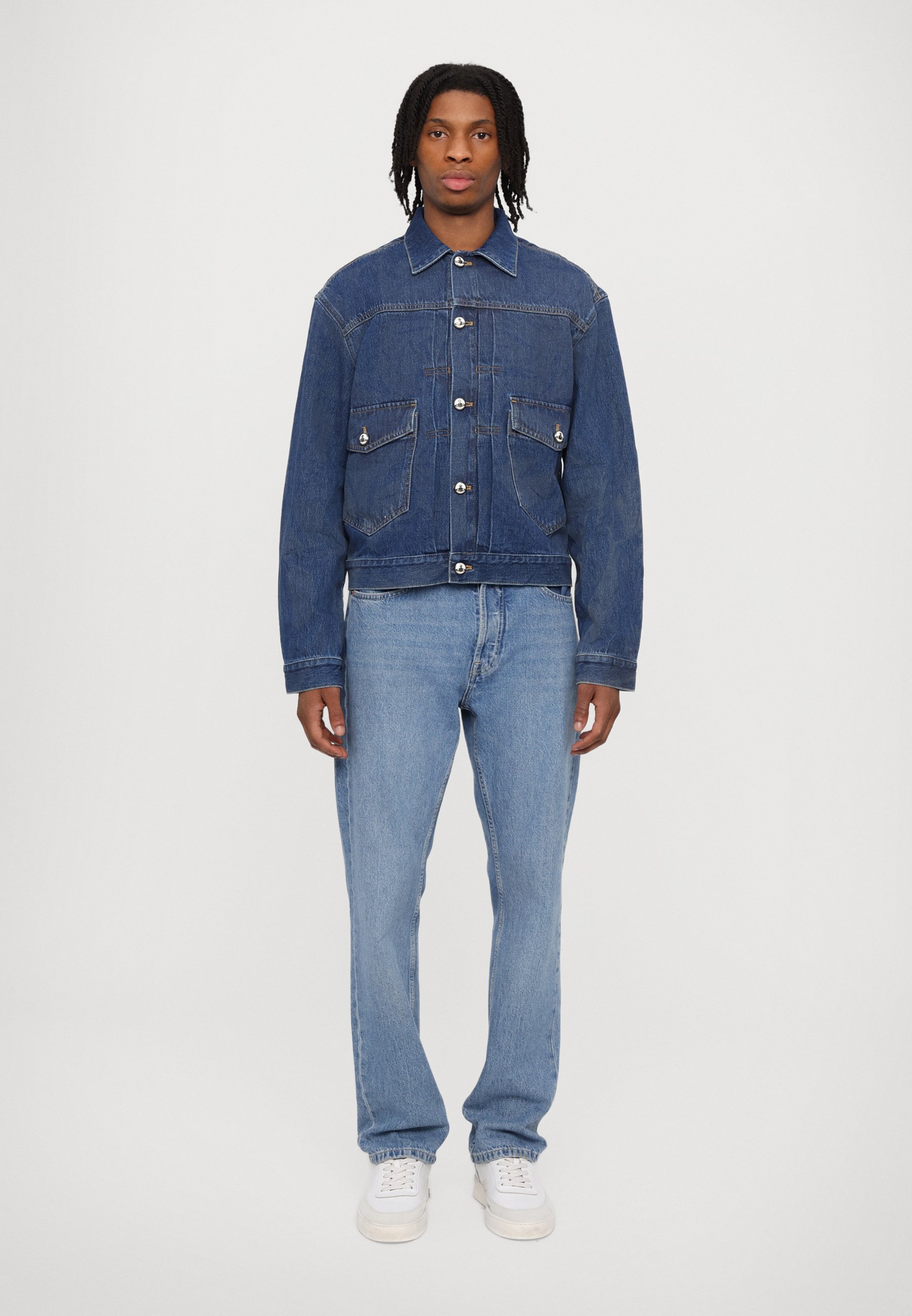 Vivienne Westwood MARLENE JACKET UNISEX - Denim jacket - blue/blue