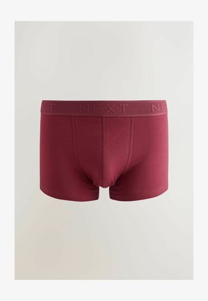 Maronfarvede boxer briefs lavet af blødt bomuld med en mærket elastisk talje. Har en kontureret lomme og glatte kanter.