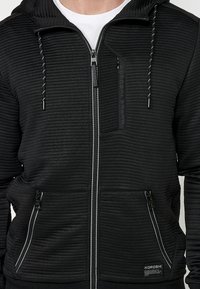 Koroshi Sudadera con cremallera - black