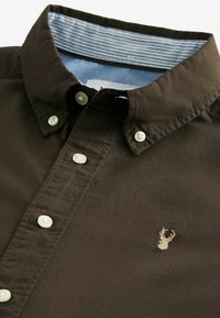 Next LONG SLEEVE OXFORD REGULAR FIT - Ing - dark brown