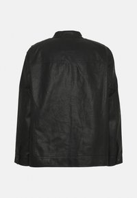 Jack & Jones JJEWARNER JACKET - Chaqueta de cuero sintético - black