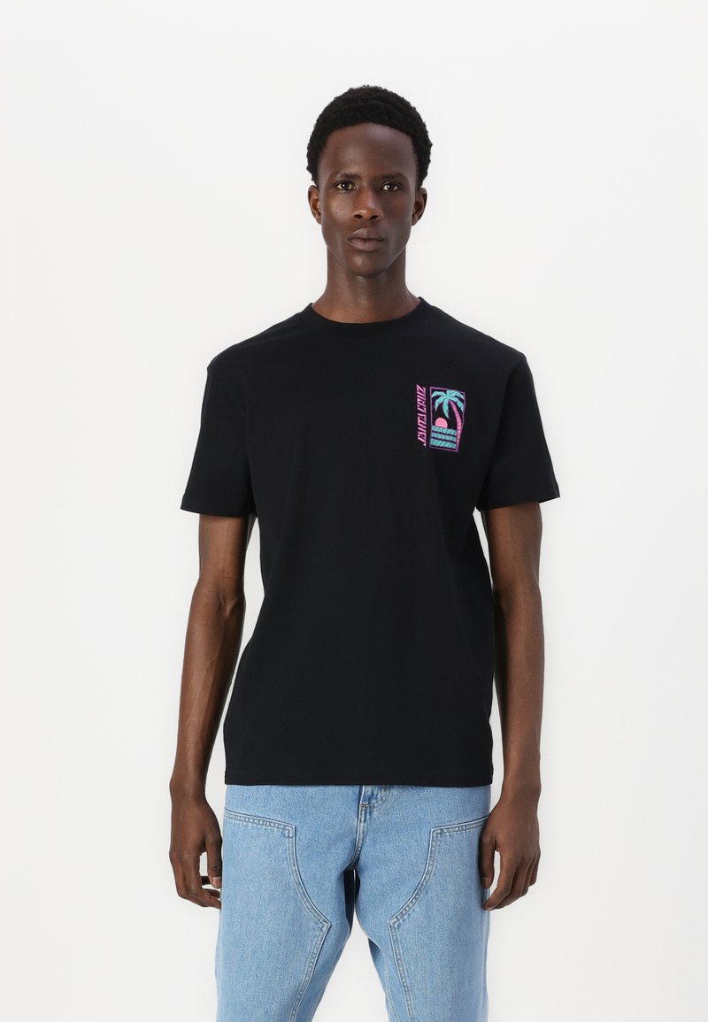 Santa Cruz - PARADISE STRIP UNISEX - Print T-shirt - black, Enlarge