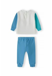 MINOTI SET - Tepláková súprava - off white green blue