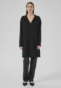 My Essential Wardrobe HELLE - Vestito di maglina - black