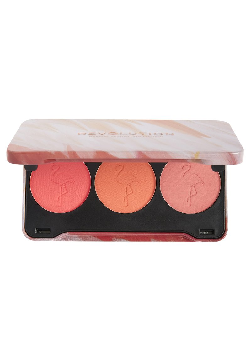Makeup Revolution FLAMINGO MINI TRIO BLUSH OH MY BLUSH Palette pour