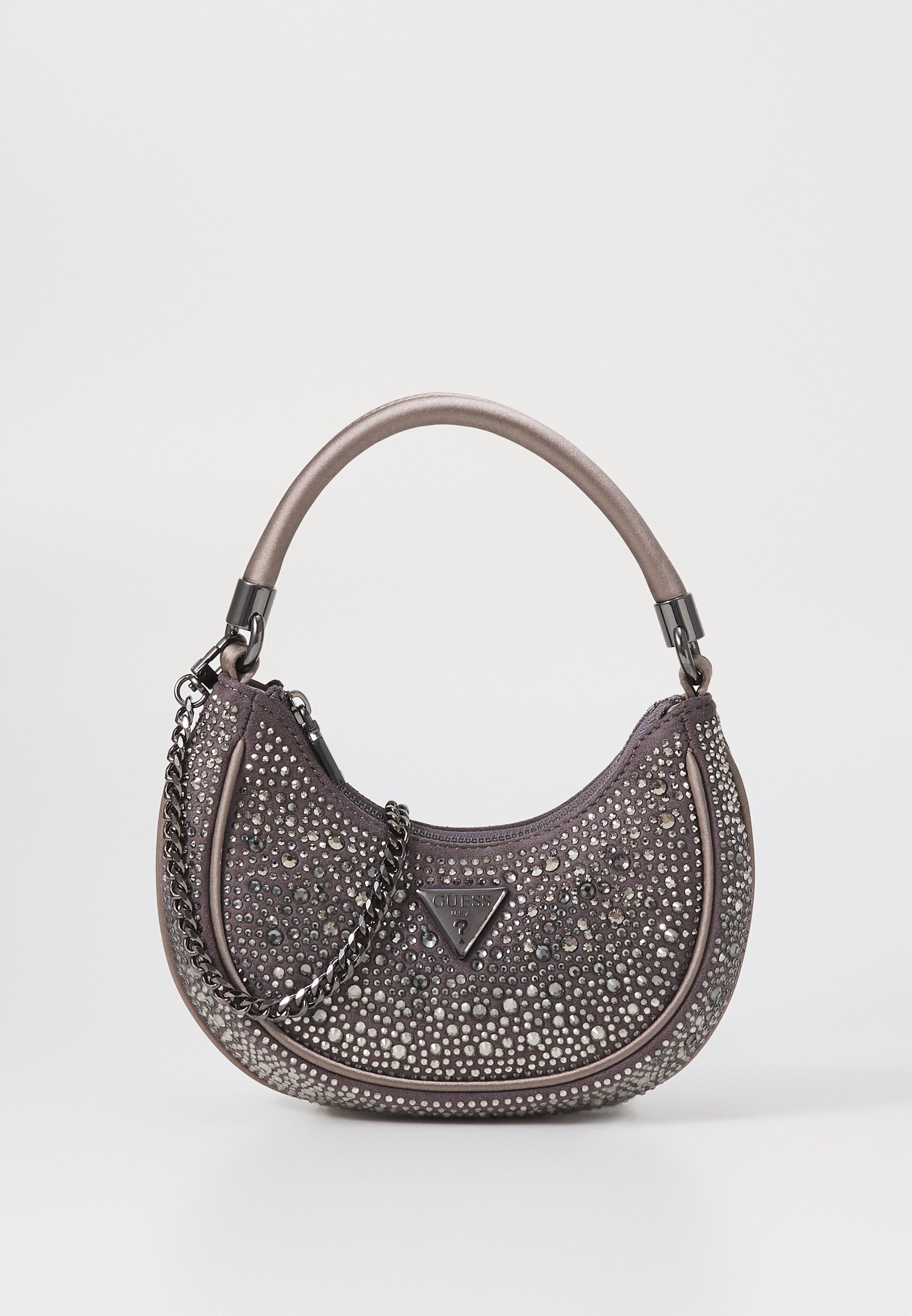 Guess ZALINA SMALL HOBO - Handbag - pewter/grey - Zalando