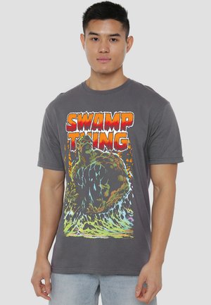 Cotton Soul, JLA SWAMP THING - Print T-shirt - anthracite