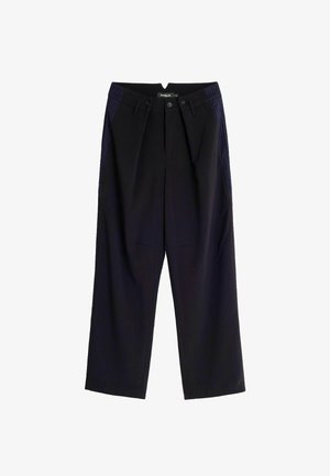 Desigual, STRAIGHT LONG TROUSERS - Pantaloni - black