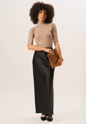 BIAS - Maxi skirt - black