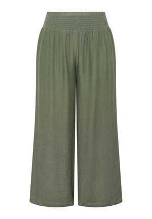 Evans, PLUS SIZE WIDE LEG TROUSERS. - Stoffhose - khaki
