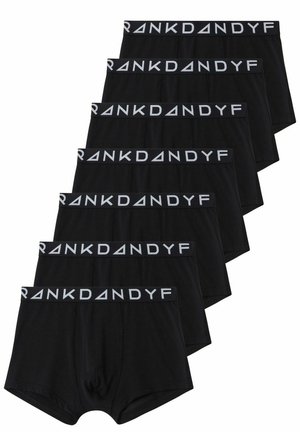 7-PACK SOLID TRUNK - Boxerkalsong - black