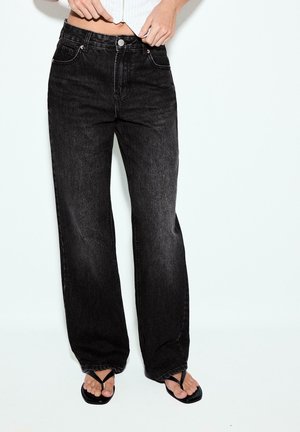 Stradivarius, D92 STRAIGHT WIDE - Wide leg - grey