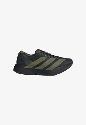 adidas Performance ADIZERO ADIOS PRO 4 - Road running shoes - core black focus olive charcoal