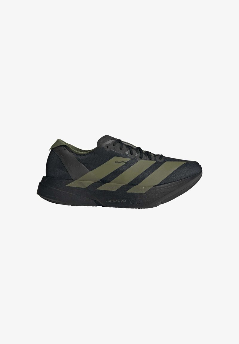 adidas Performance ADIZERO ADIOS PRO 4 - Chaussures de running sur route - core black focus olive charcoal