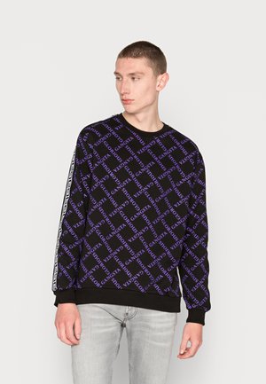 MORTIO - Sweatshirt - jet black/purple