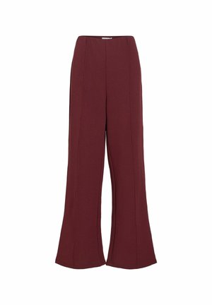 VILA, TROUSERS VIOPUS HIGH WAIST - Nohavice - port royale