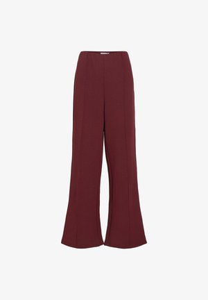 VILA, TROUSERS VIOPUS HIGH WAIST - Nohavice - port royale