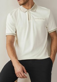 Next SMART COLLAR - Poloshirts - ecru white