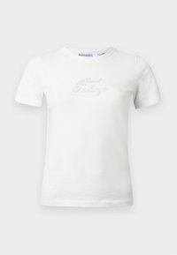 JXGIGI RHINESTONE TEE - Βασικό μπλουζάκι - bright white