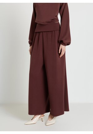 GINNICO LUNGO UNITA - Stoffhose - marrone