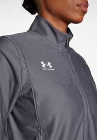 Under Armour TRACK JACKET - Spordijakk - castlerock/white