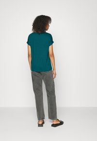 ONLY MOSTER O-NECK - Bluse - deep teal