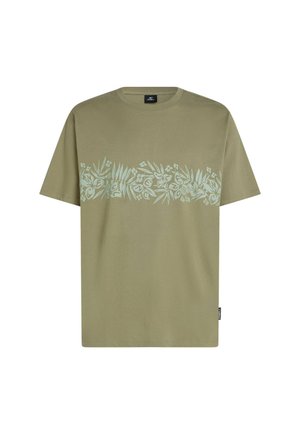 O'Neill, UNI FLOWER - TEES SHORTSLEEVE  - Trükipildiga T-särk - avery fern