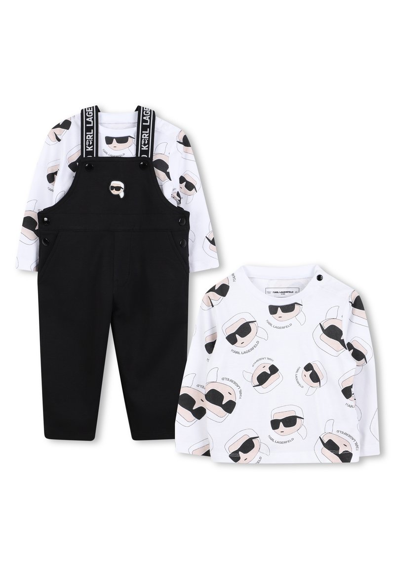 KARL LAGERFELD KIDS SET - Long sleeved top - black