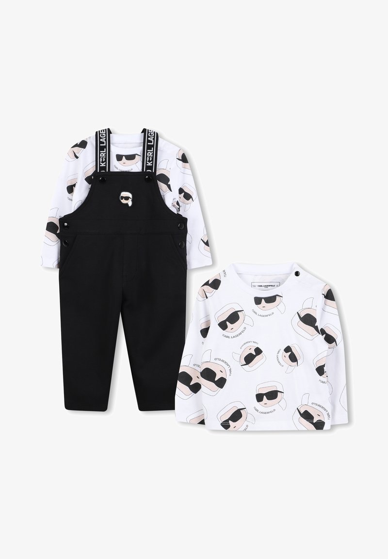 KARL LAGERFELD KIDS SET - Ilgarankovis viršutinės dalies drabužis - black