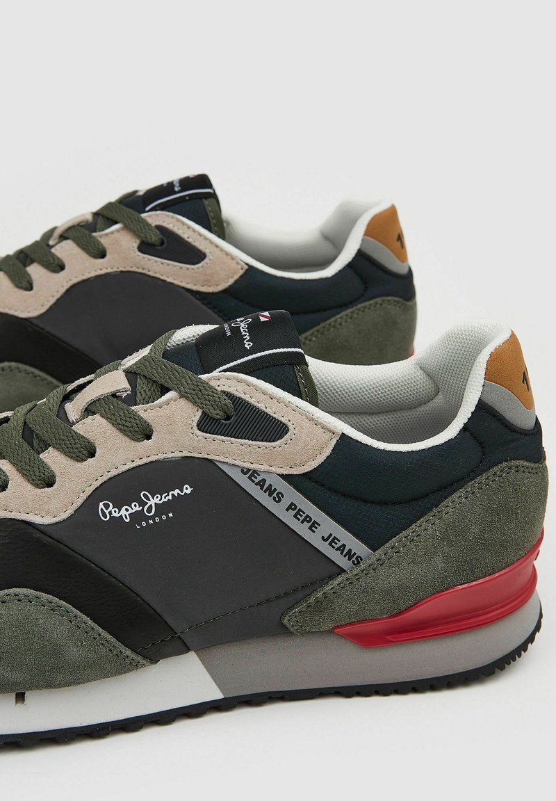 Pepe LONDON ONE COVER - Zapatillas - green/caqui - Zalando.es