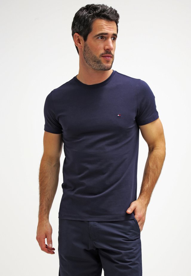 NEW STRETCH TEE C-NECK - T-Shirt basic - navy blazer