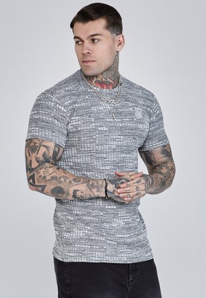 SIKSILK Marškinėliai su spaudiniu - grey