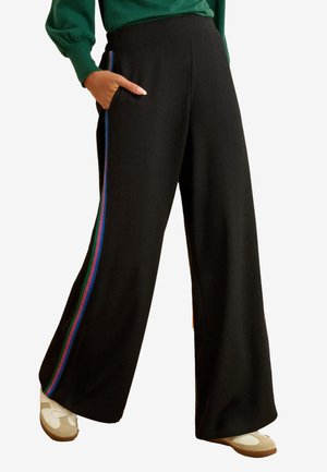 Love & Roses, SIDE STRIPE WIDE LEG  - Træningsbukser - black