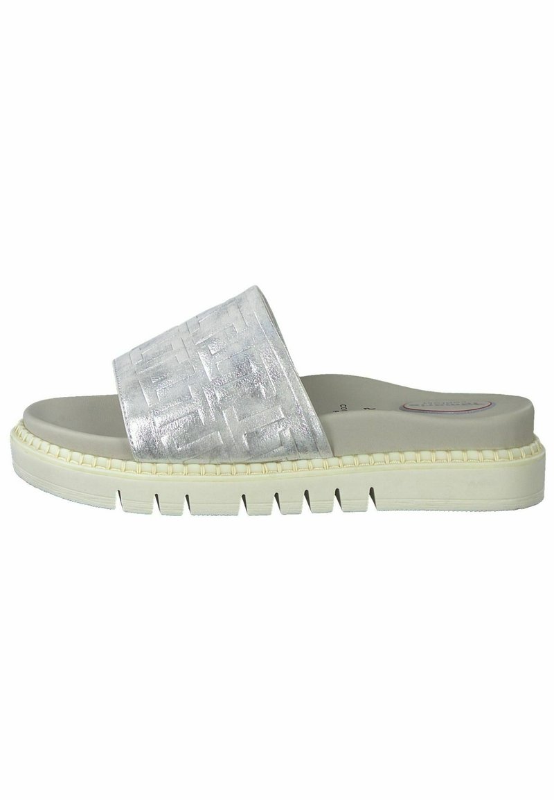 Tamaris Mules - silver-coloured